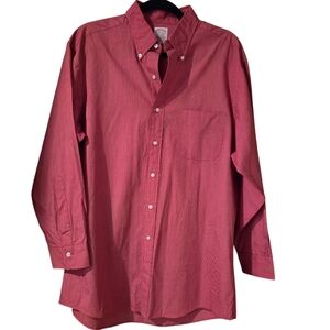 Brooks Brothers Vintage Red Button-Down Men's Shirt